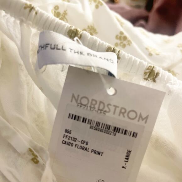 Faithfull the Brand Viola Mini Dress in Cairo Floral Print Size XL NWT - Picture 5 of 7